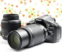 ダブルレンズセット！❤ニコン Nikon D5100❤スマホに転送❤美しいボケ