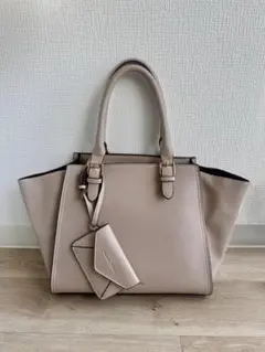 サマンサタバサ　ハンドバック ベージュ ポーチ付き