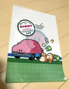 カービィ　ファミマ　コラボ　クリアファイル　ほおばりカービィ