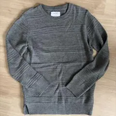 美品 STUDIOUS ケーブルニット カシミヤ混 グレー サイズMのサムネイル