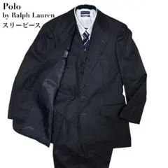 極美品✨ポロバイラルフローレン スリーピース セットアップ 高級スーツ上下