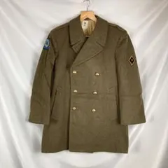 フランス軍　コート　カーキ　88XC　ダブル　ウール　S446