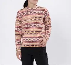 【新品】mont-bellモンベル クリマプラス100 プリントライトスウェット