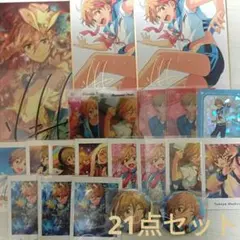 あんスタ　真白友也　ぱしゃっつ 色紙 缶バッジ サインステッカー 等 まとめ売り