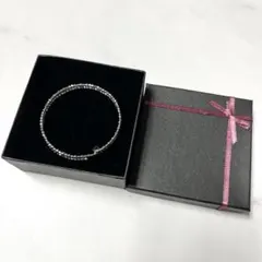 k18WG ホワイトゴールド レディース ミラーボール ブレスレット バングル