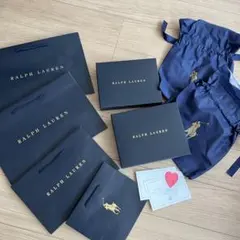 美品♡RALPH LAUREN ギフトボックス ショップ袋 巾着 セット