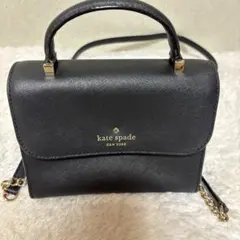 【値下げ】kate spade ブラック ショルダーミニバッグ