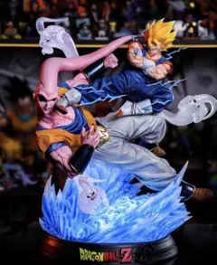 ドラゴンボール希少スタチュー1/4サイズ孫悟空&孫悟飯親子かめはめは