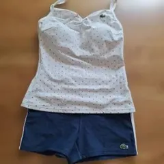 ラコステ ドット柄 タンクトップとショートパンツセット