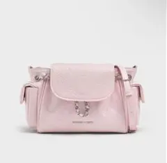 CHARLES & KEITH コットンキャンディーピンク リュック バッグ CHARLES & KEITH コットンキャンディーピンク リュック バッグ - メルカリ