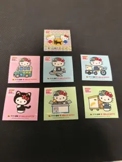 ヤマト運輸　ハローキティ　50周年記念　ステッカー シール7枚まとめ売り