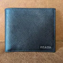 PRADA サフィアーノ 二つ折り財布 블랙