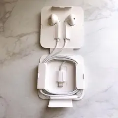 未使用 Apple iPhone有線イヤホン 純正品　ライトニング