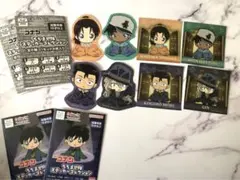 【名探偵コナン】 ちぢませ隊 ステッカーコレクション 平次 和葉 小五郎 ジン