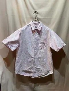 Stussy 総柄　半袖シャツ ピンク系　ステューシー