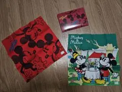 ミッキー＆ミニー ハンカチセット