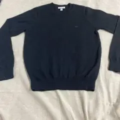 LACOSTE ブラック クルーネックセーター US XS
