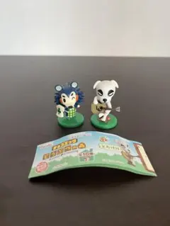 どうぶつの森 チョコエッグ きぬよ とたけけ ミニチュア フィギュア セット