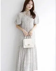 新品タグ付 MERCURYDUO 2wayティアードワンピ 春夏 きれいめ