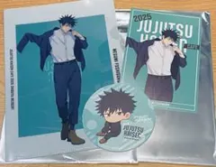 ぽ*こ様 呪術廻戦　カフェ 2025 コラボ　伏黒恵　3点セット