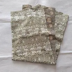 【未使用】大人の兵児帯　昼夜帯　リバーシブル　　モリス　ブレアラビット