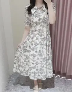 AnMILLE フロントリボンフラワーOP