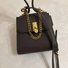 CHARLES & KEITH ショルダーバッグ ダークブラウン