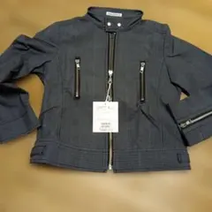 未使用BeBe チェック柄ジャケット グレー 130cmのサムネイル