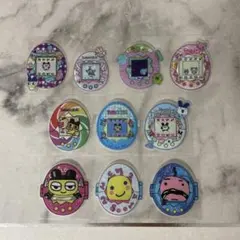 Tamagotchiラメステッカー 10枚セット