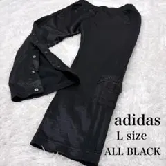 adidas Originalsトラックパンツ Lサイズ スリーストライプ 黒