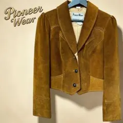 70s Pioneer Wear USA製 スエードジャケット 男女兼用 8