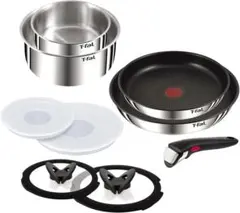 【限定商品】T-fal フライパン 9点セット ガス火・IH対応