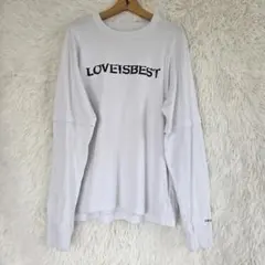 sacai メンズ LOVEISBEST ホワイト長袖カットソー Lのサムネイル