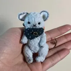 かわいい白兎 アーティストベア テディバニー 海外作家様 ハンドメイド