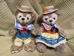 ダッフィー&シェリーメイ ぬいぐるみバッジ