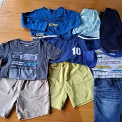 最終価格　男の子１１０センチ　まとめ売り　半ズボンTシャツなど9点セット