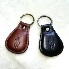Polo Ralph Lauren レザー キーホルダー キーリング