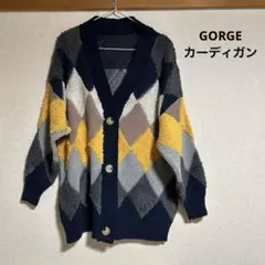 GORGE アーガイル柄 カーディガン【値下げしました】