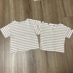 futafuta ストライプ Tシャツ 2枚セット