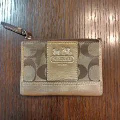 COACH　コーチ　コインケース　ブラウン