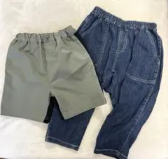 COMME CA ISM 半ズボン 長ズボン 80-90cm 2点セット