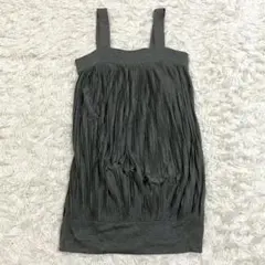 コムサイズム COMME CA ISM キャミソールプリーツワンピース F