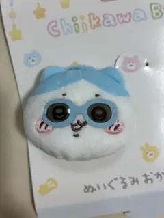 ちいかわbaby ぬいぐるみおかおバッジ　ハチワレのみ