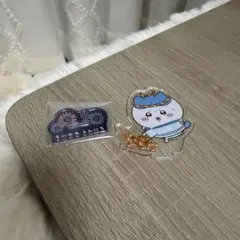 ちいかわ縁日 アクリルスタンド　焼きそば　ハチワレ