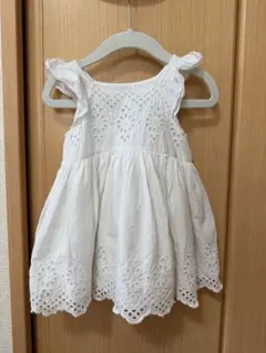 baby GAP ホワイトワンピース 12-18ヶ月