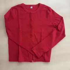UNIQLO カーディガン レッド 長袖のサムネイル