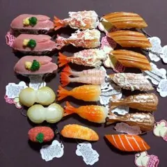 リアルキッチンシリーズ　寿司　11種類　21個