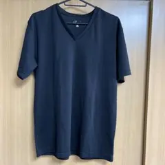 ブラック Vネック Tシャツ 半袖
