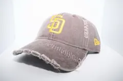 New Era 9FORTY damage SD刺繍キャップ
