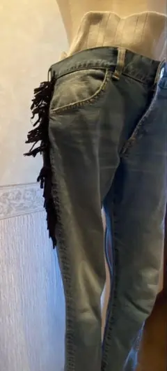 UNDERCOVER UCR1515-2 フリンジデニムパンツ サイズ2のサムネイル
